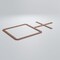 Ekena Millwork Large Burnett Decorative Fretwork Wood Wall Panels, Walnut, 43 7/8"W x 23 3/8"H x 3/8"T WALW24X24X0375BURWA - alternate 4